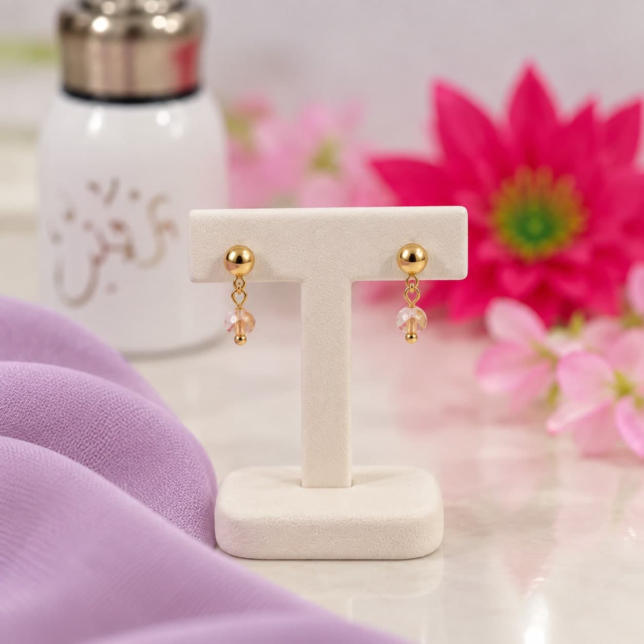 Pastel Glow Drop Earrings