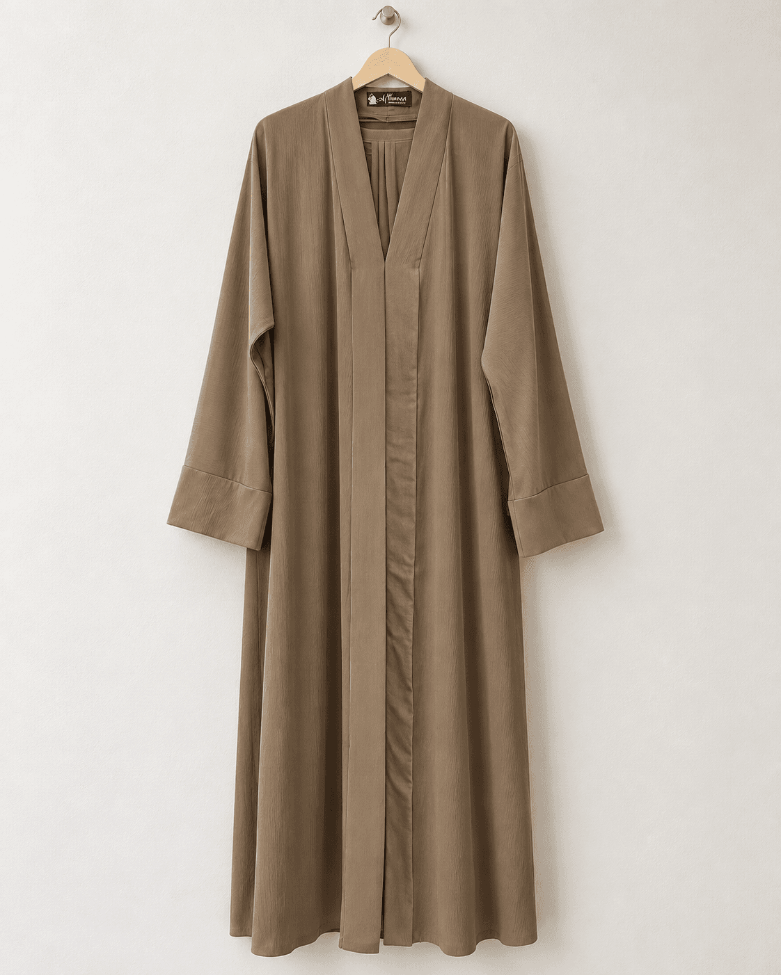 Plain Basic Kimono Abaya in Indian TikTok Fabric with Georgette Dupatta